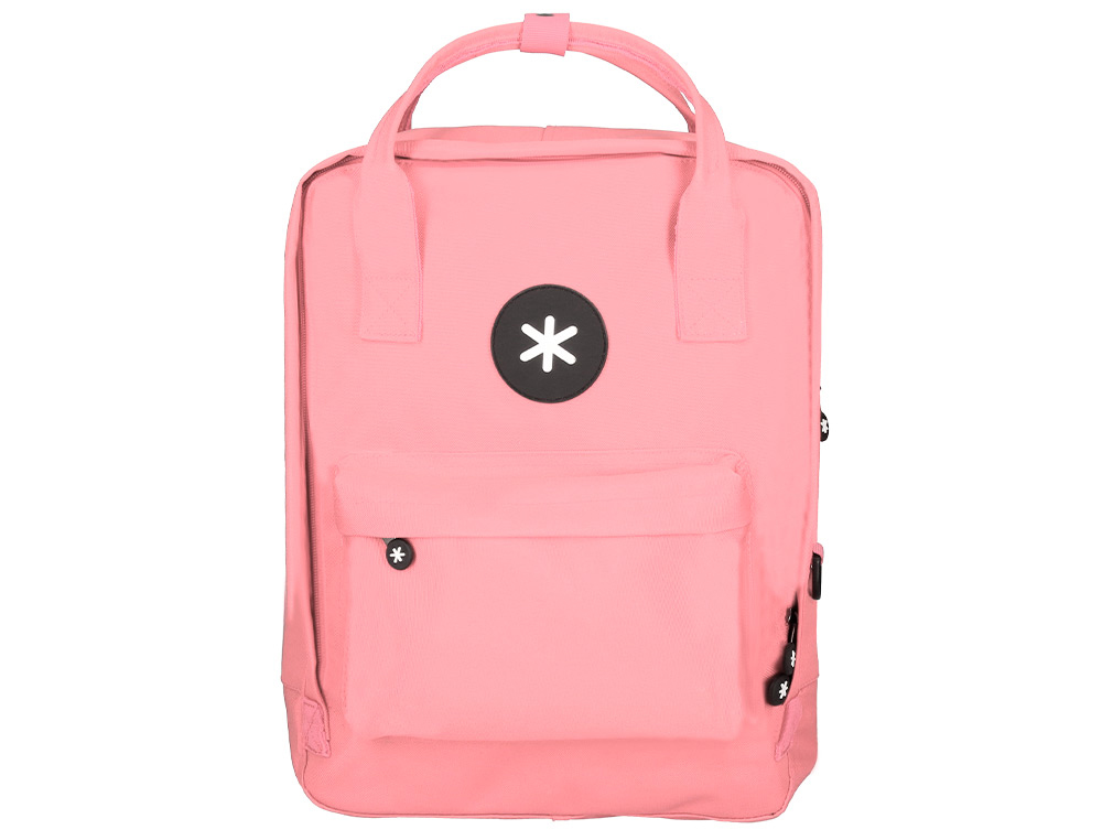 MOCHILA 2 ASAS E BOLSOS EXTERIORES CORAL 300X115X390 MM