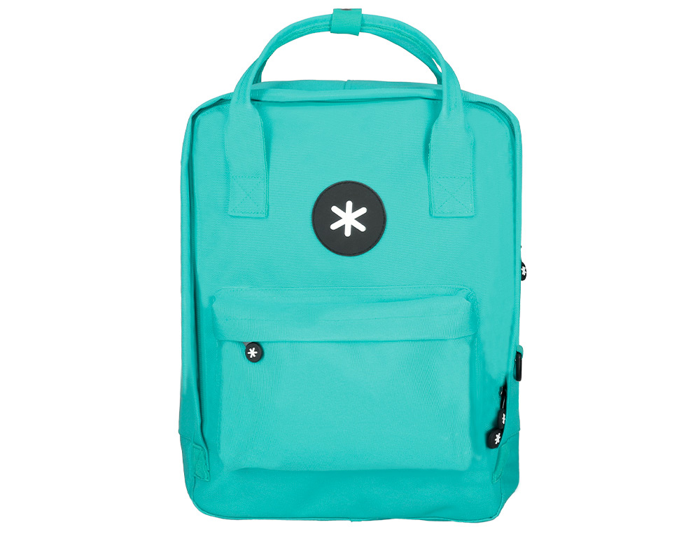 MOCHILA 2 ASAS E BOLSOS EXTERIORES MENTA 300X115X390 MM