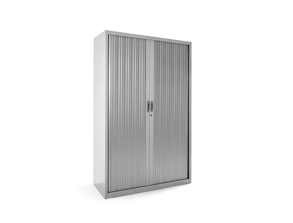 ARMARIO METALICO ROCADA DOIS PORTAS TIPO PERSIANA INCLUI QUATRO PRATELEIRA SERIE STORE 120X198X45 CM ACABAMENTO AC00 CIN