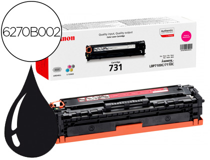 TONER CANON 731 M I-SENSYS LBP7100CN / LBP7110CW / MF623CN / MF628CW / MF8230CN / MF8280CW MAGENTA 1500