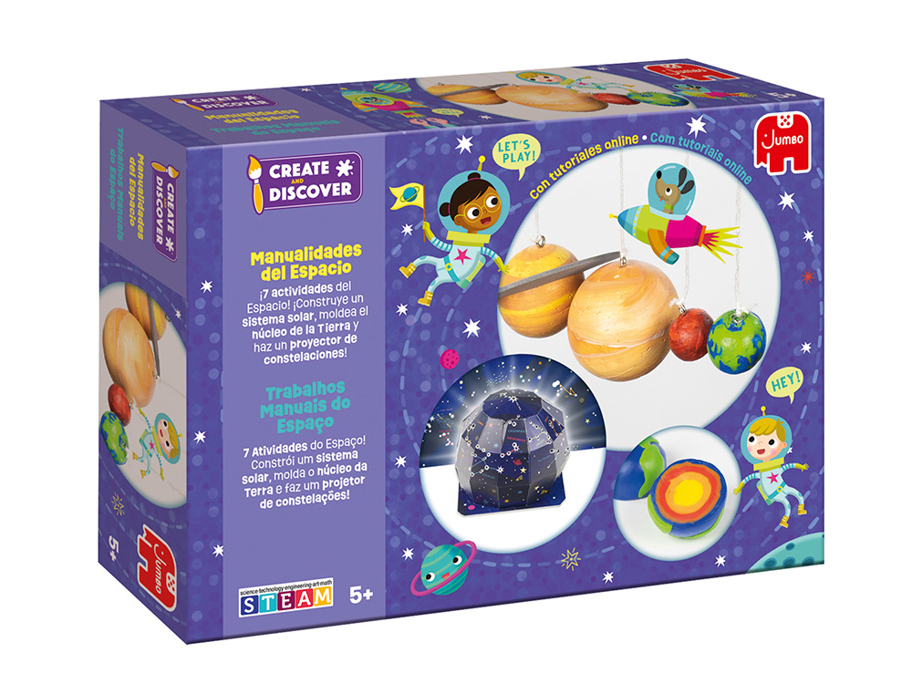 JOGO JUMBO EDUCATIVO CREATE & DISCOVER O ESPACO