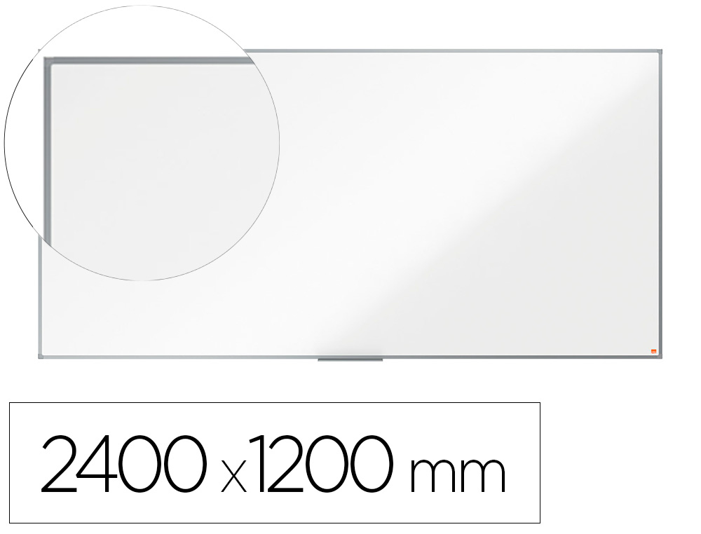 QUADRO BRANCO NOBO ESSENCE ACO LACADO 2400X1200 MM