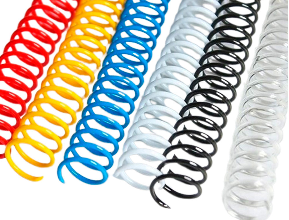ESPIRAL PLASTICO YOSAN PASSO 64 N 6 CORES SORTIDAS CAIXA DE 100 UNIDADES