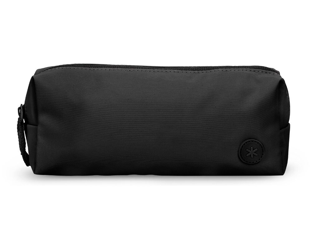 ESTOJO ESCOLAR ANTARTIK 1 COMPARTIMENTO COMPLEMENTO DA MOCHILA TEENS COR PRETO 80X55X210 MM