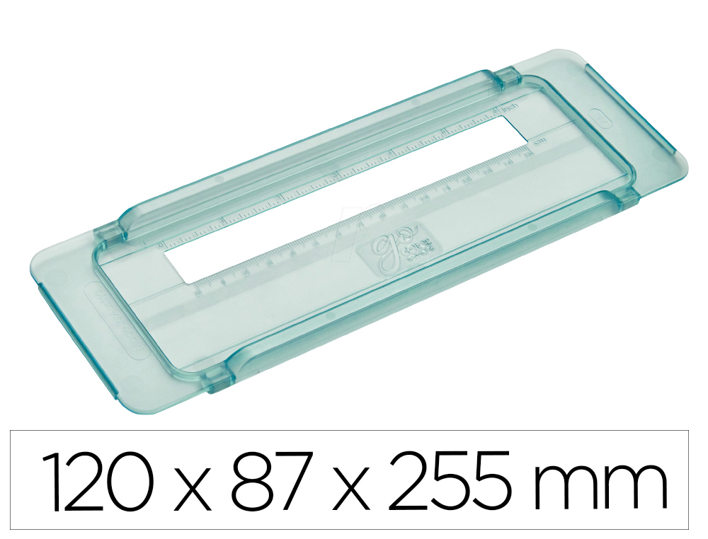 REGRA CENTRALIZADORA COLOP PARA IMPRESSORA E-MARK GO 120X87X255 MM