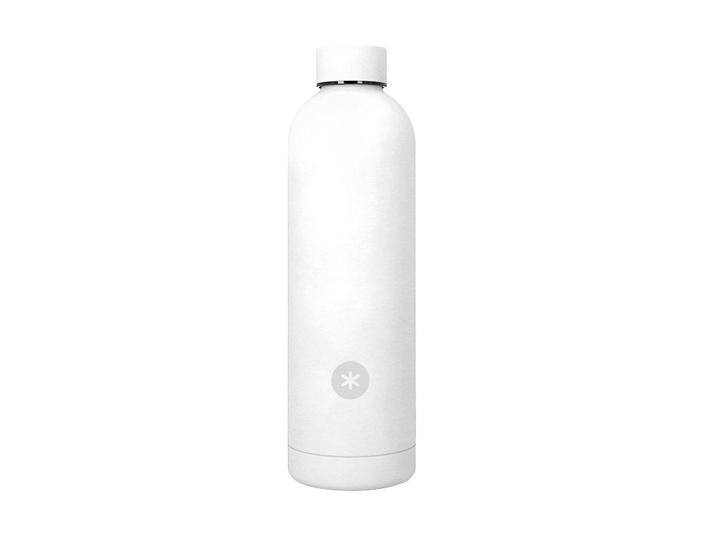 GARRAFA ANTARTIK ISOTERMICA ACO INOXIDAVEL LIVRE DE BPA COR BRANCO 750 ML