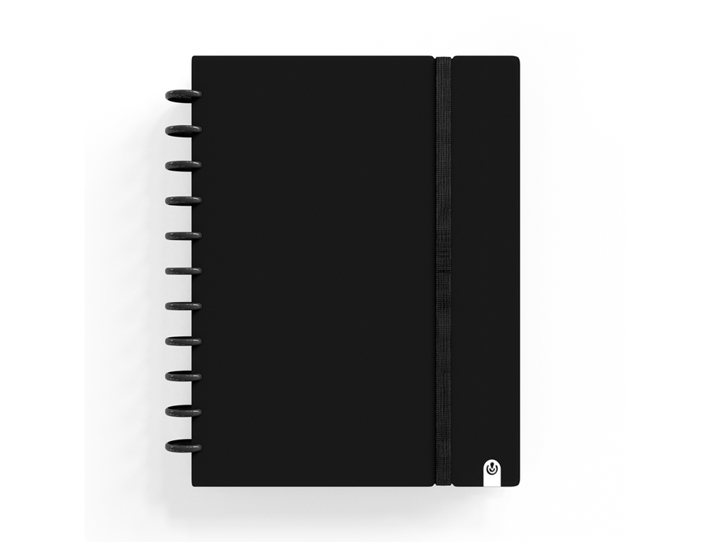 CADERNO CARCHIVO INGENIOX FOAM A4 80 F QUADRICULA PRETO