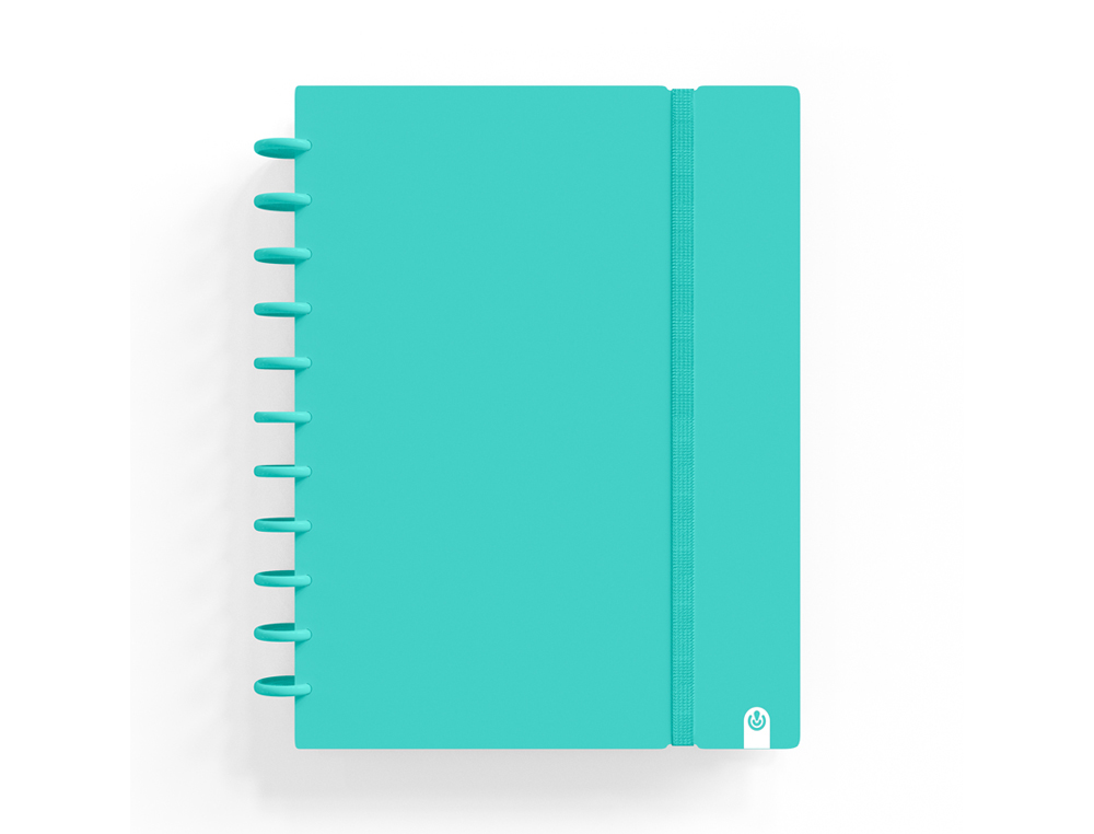 CADERNO CARCHIVO INGENIOX FOAM A4 80 F QUADRICULA MENTA PASTEL