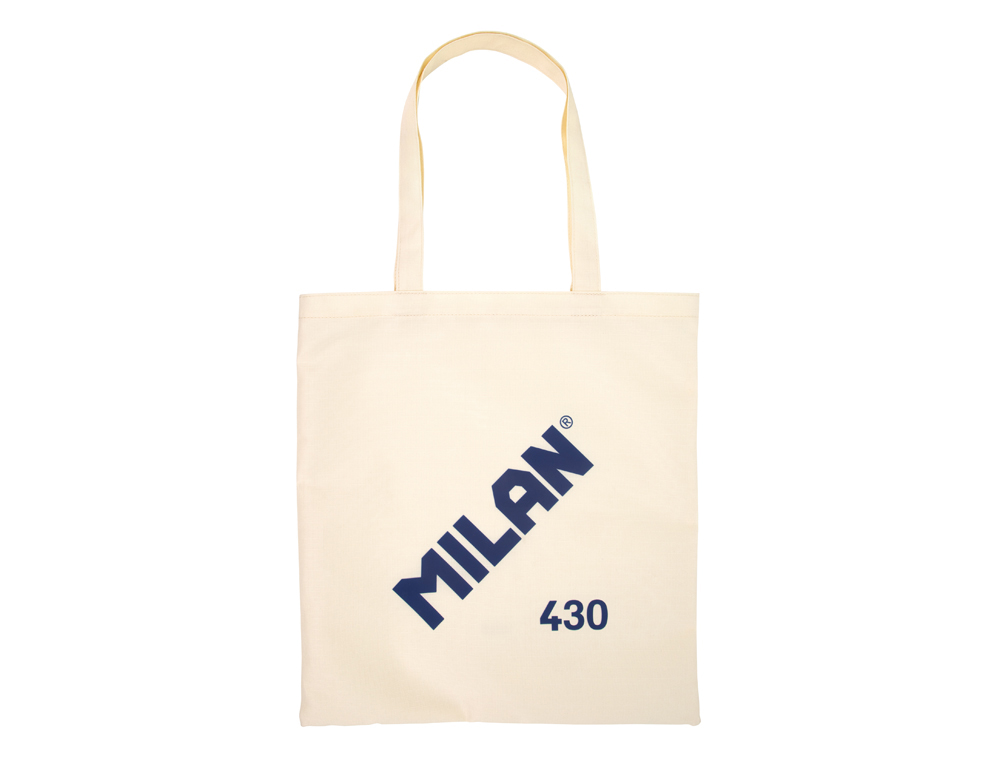 SACO COM ASAS MILAN TOTE BAG SERIE 1918 COR BEGE 380X410 MM