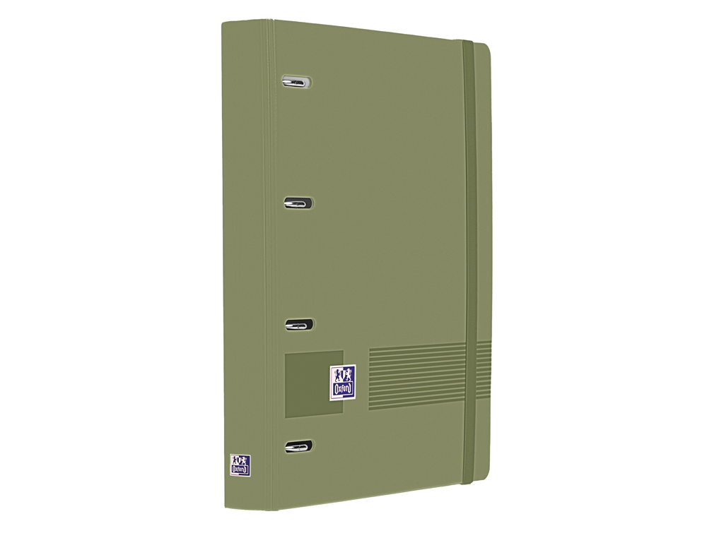 PASTA 4 ANEIS OXFORD EUROPEANBINDER LIVE&GO CAPA POLIFOAM DIN A4 + RECARGA 120 FOLHAS