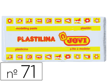 PLASTICINA JOVI 71 150 GR BRANCA