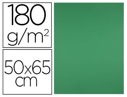CARTOLINA LIDERPAPEL 50X65 CM 180 GR VERDE NATAL