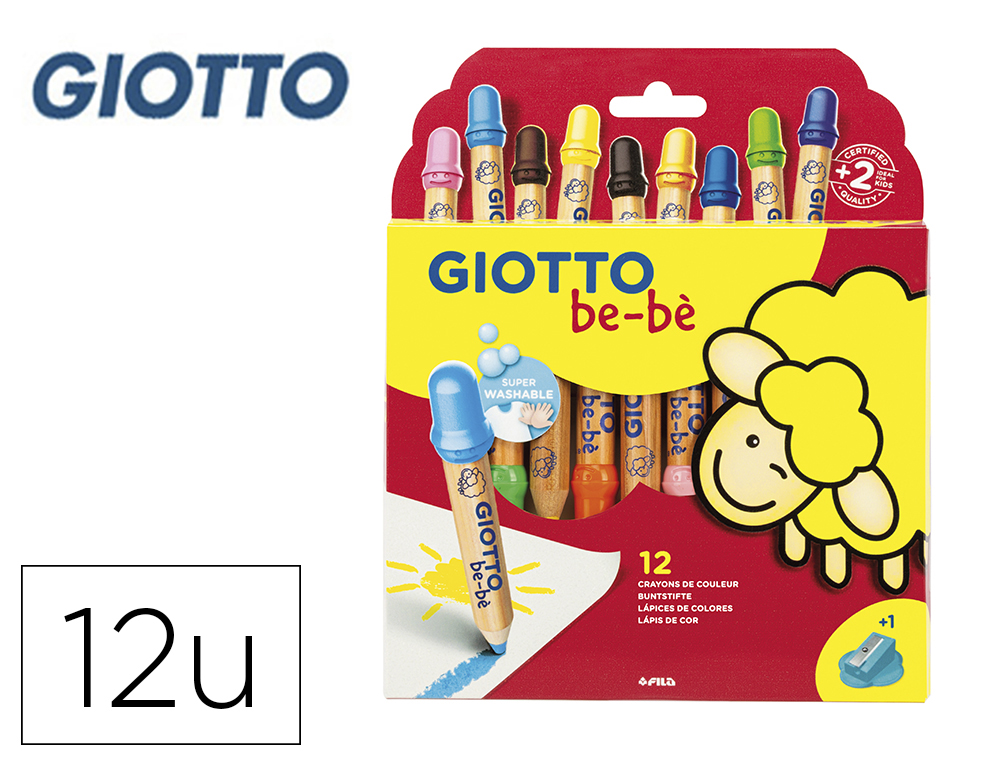 LAPIS DE COR GIOTTO BEBE 12 UNIDADES