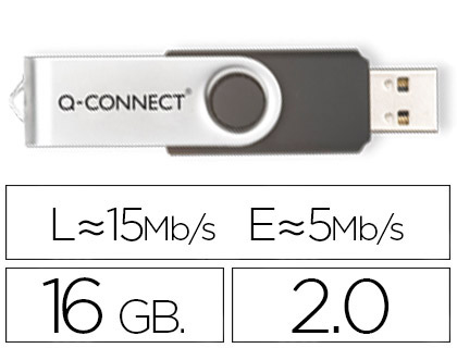 PEN DRIVE USB Q-CONNECT FLASH 16GB