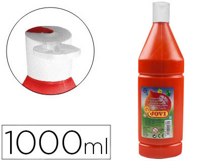 GUACHE LIQUIDO JOVI 1000 ML VERMELHO