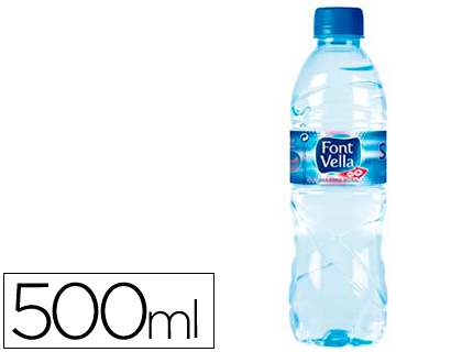 AGUA MINERAL NATURAL FONT VELLA GARRAFA DE 500ML
