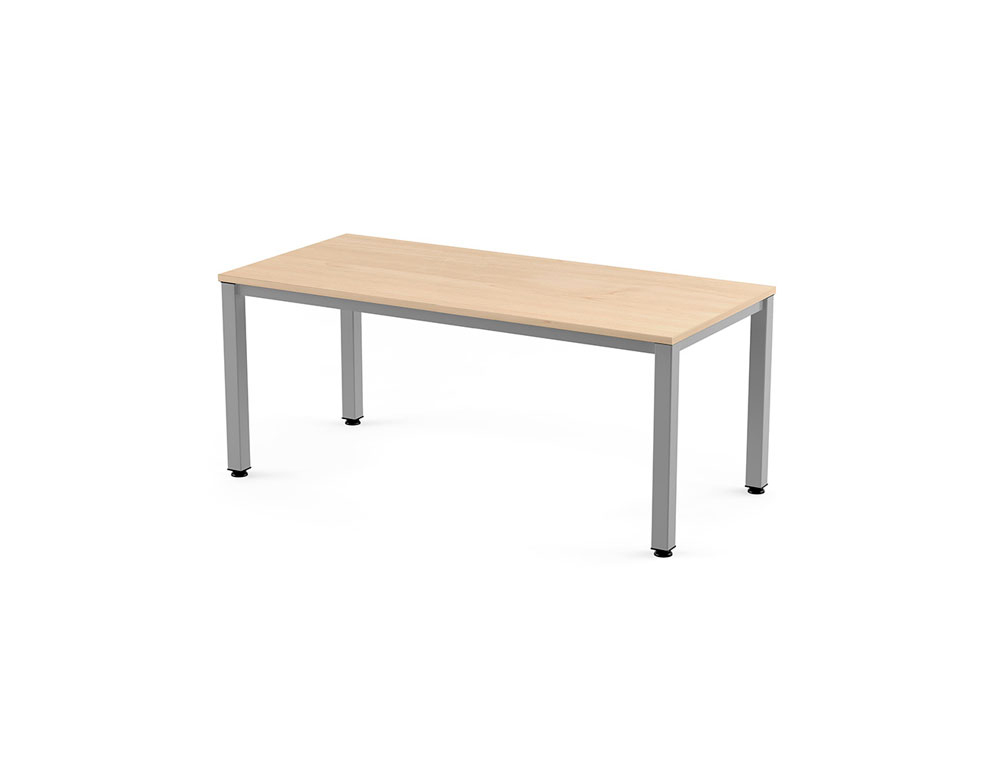 MESA DE ESCRITORIO ROCADA EXECUTIVE 2003AD01 ALUMINIO /FAIA 180X80 CM