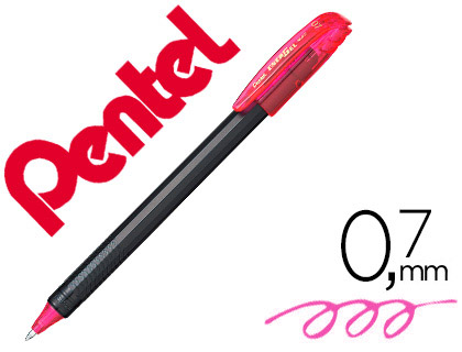 ROLLER PENTEL BL417 ENERGEL MAKKURO PONTA 0,7 MM COR ROSA