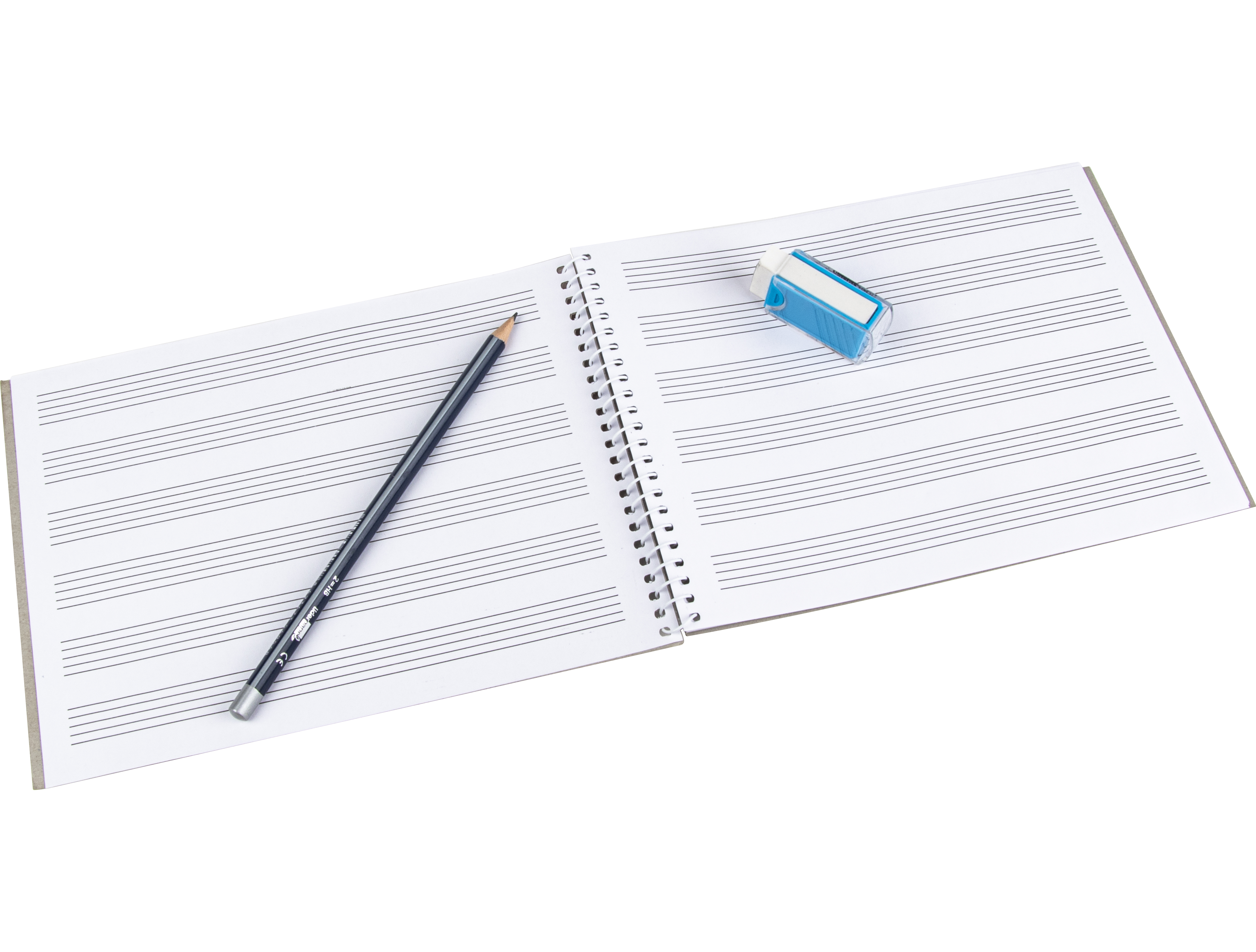 BLOCO MUSICA LIDERPAPEL QUARTO 20 FLS AO BAIXO PENTAGRAMA