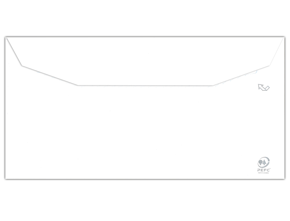 ENVELOPE LIDERPAPEL BRANCO 115X225 MM COM ABA ENGOMADA PAPEL OFFSET 80 GR CAIXA DE 500 UNIDADES