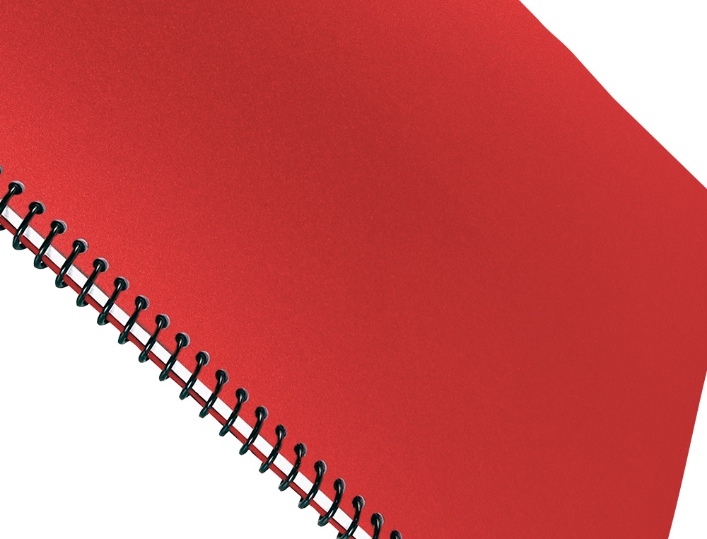 CAPA ENCADERNACAO LIDERPAPEL POLIPROPILENO A4 0.5MM VERMELHO EMBALAGEM DE 100 UNIDADES