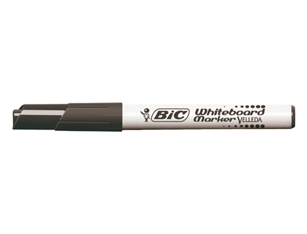 MARCADOR BIC VELLEDA PARA QUADRO BRANCO - PRETO PONTA REDEONDA