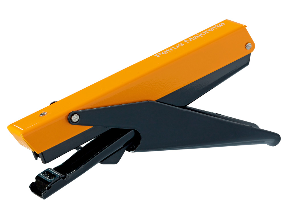 AGRAFADOR MAJORETTE DE ALICATE 205-F FLUORESCENTE -CAPACIDADE 10 FOLHAS