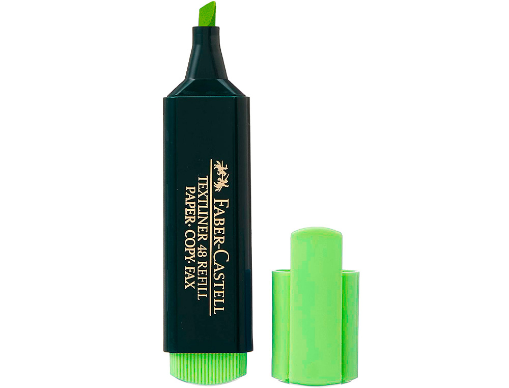 MARCADOR FLUORESCENTE FABER 48-63 VERDE