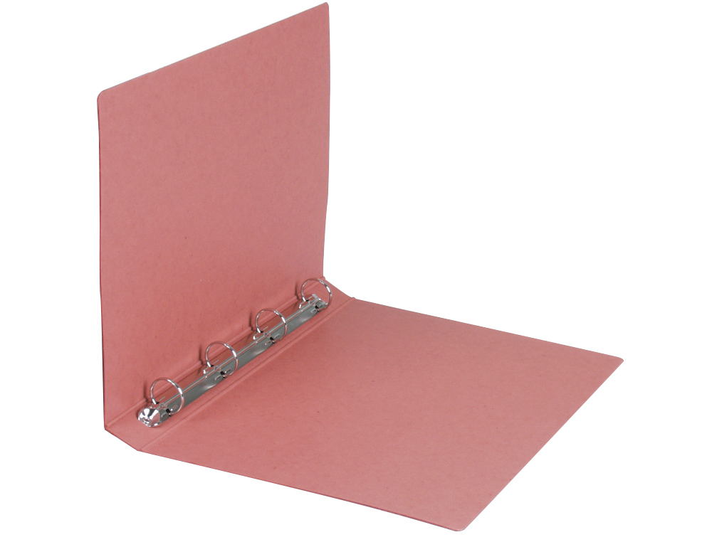 PASTA LIDERPAPEL DE ANEIS CARTAO COURO FOLIO NATURAL LOMBADA 40 MM 4 ANEIS