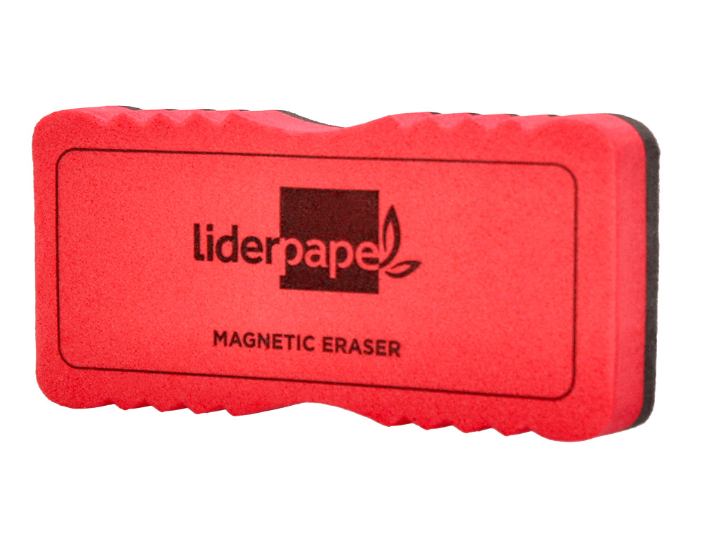 APAGADOR LIDERPAPEL QUADRO BRANCO MAGNETICO CORES SORTIDAS 130X60 MM