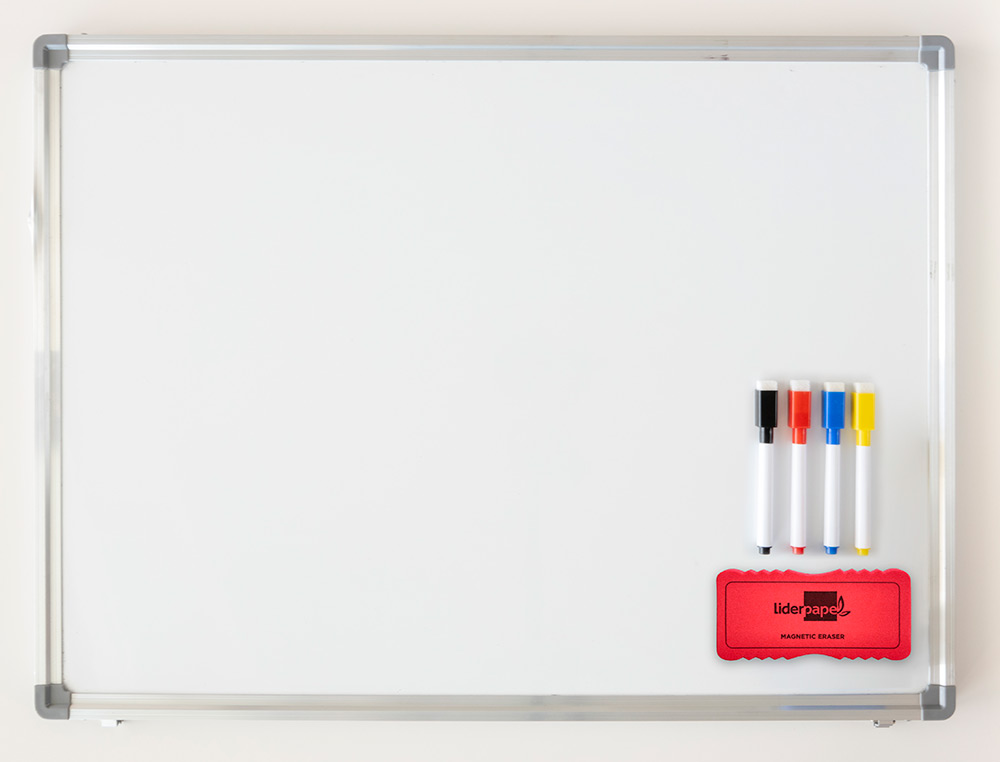 APAGADOR LIDERPAPEL QUADRO BRANCO MAGNETICO CORES SORTIDAS 130X60 MM