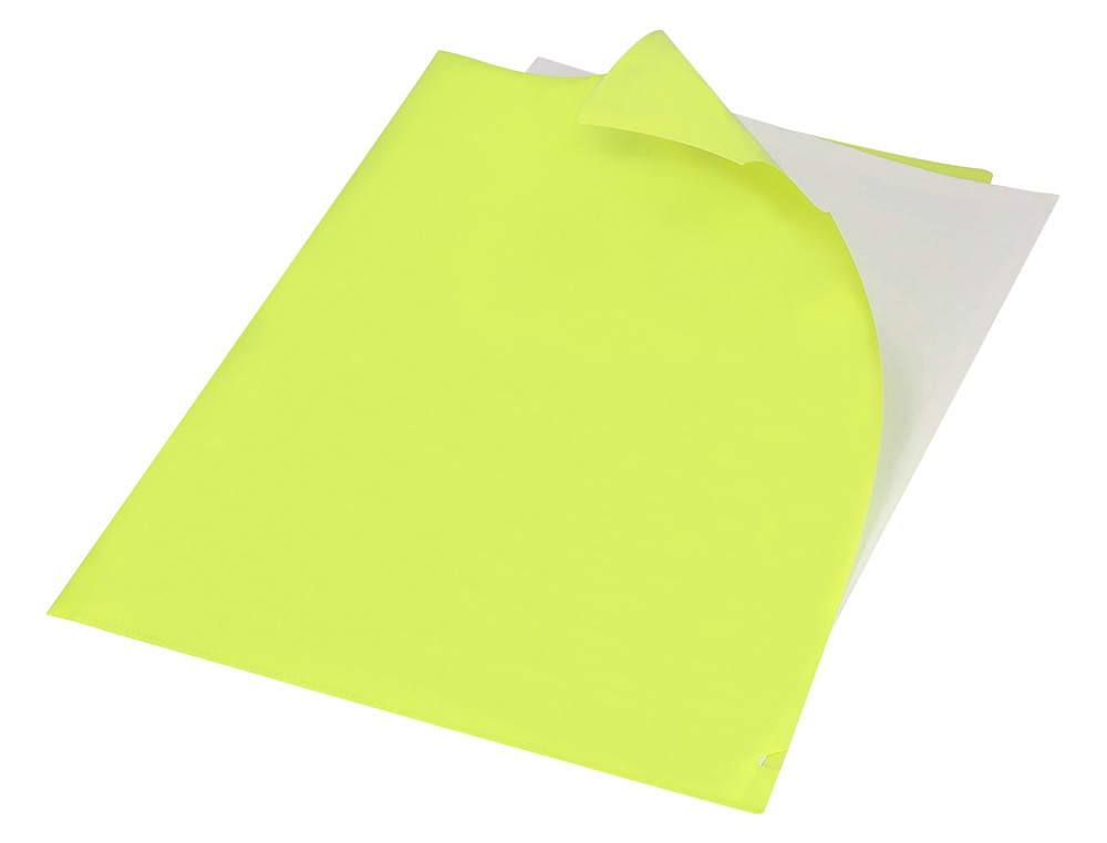 BOLSA DOSSIER LIDERPAPEL DIN A4 POLIPROPILENO AMARELO FLUOR OPACO 20 FOLHAS