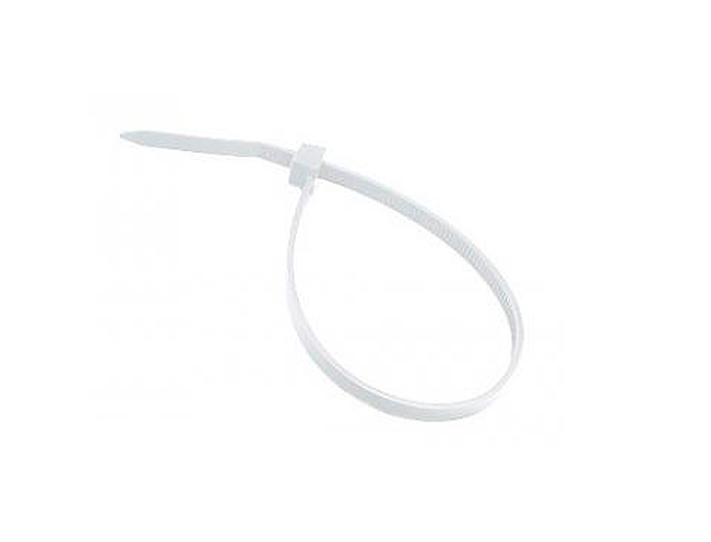 ABRACADEIRA 3M PARA INTERIOR BRANCO 200X3,5 MM BOLSA DE 100 UNIDADES