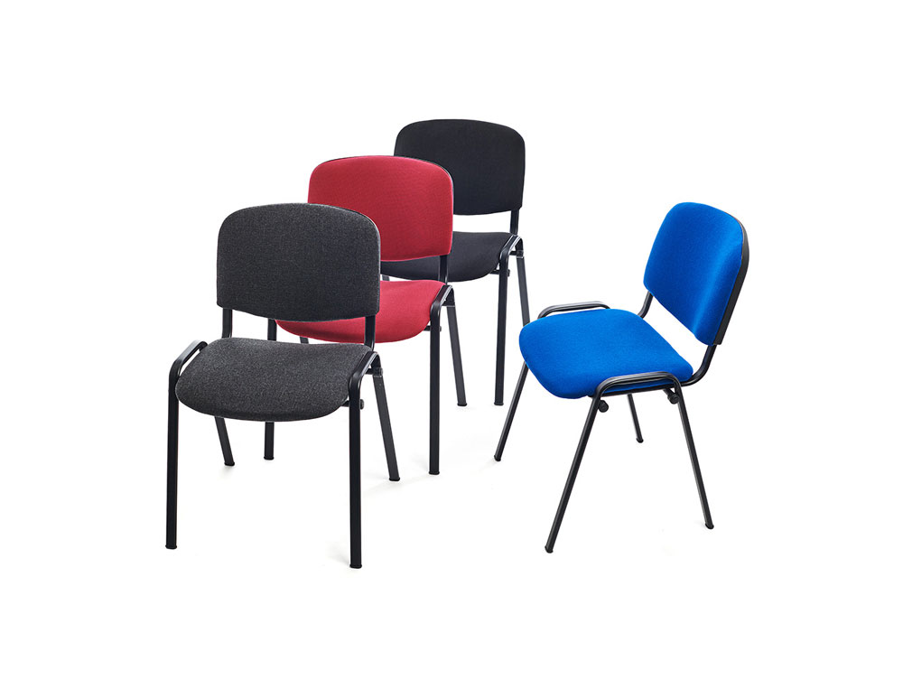 CADEIRA ROCADA ESTRUTURA EM METALICA FORRADA EM TECIDO ANTI FOGO PRETO 57X81X48 CM