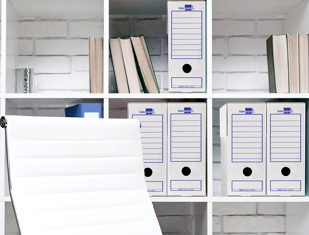 CAIXA PARA ARQUIVO MORTO LIDERPAPEL FORMATO QUARTO