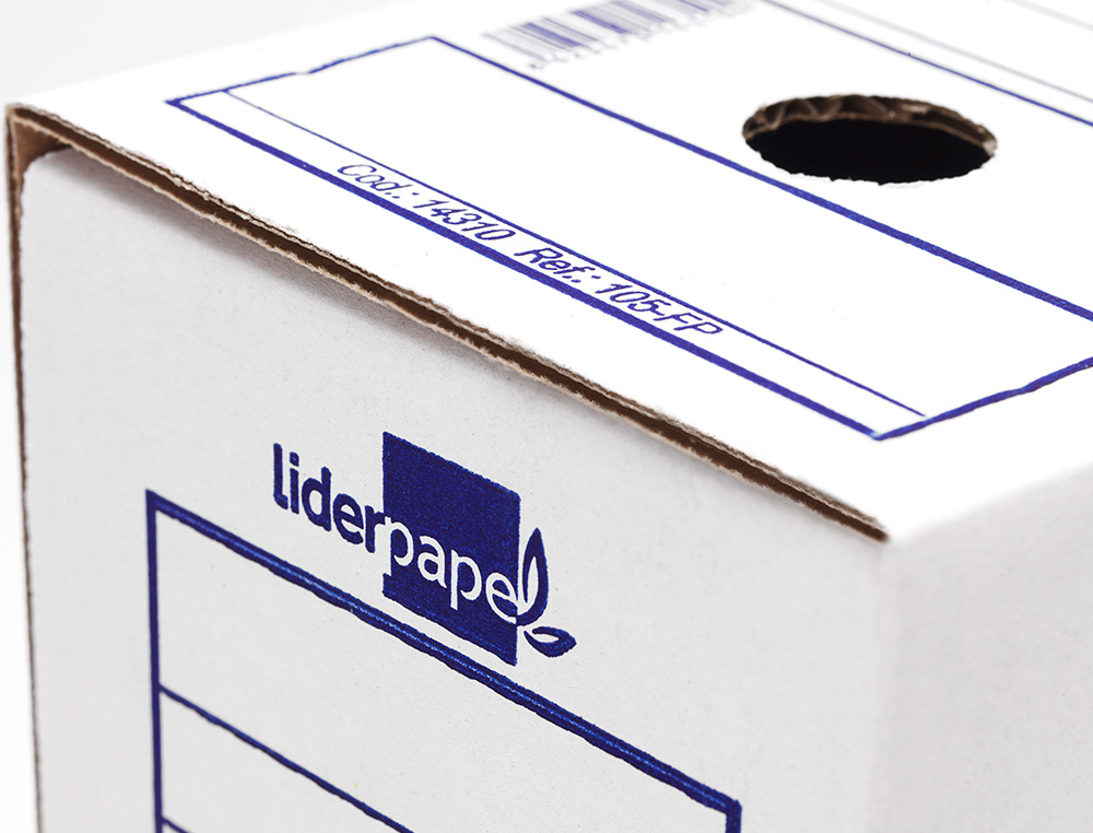 CAIXA PARA ARQUIVO MORTO LIDERPAPEL FORMATO QUARTO