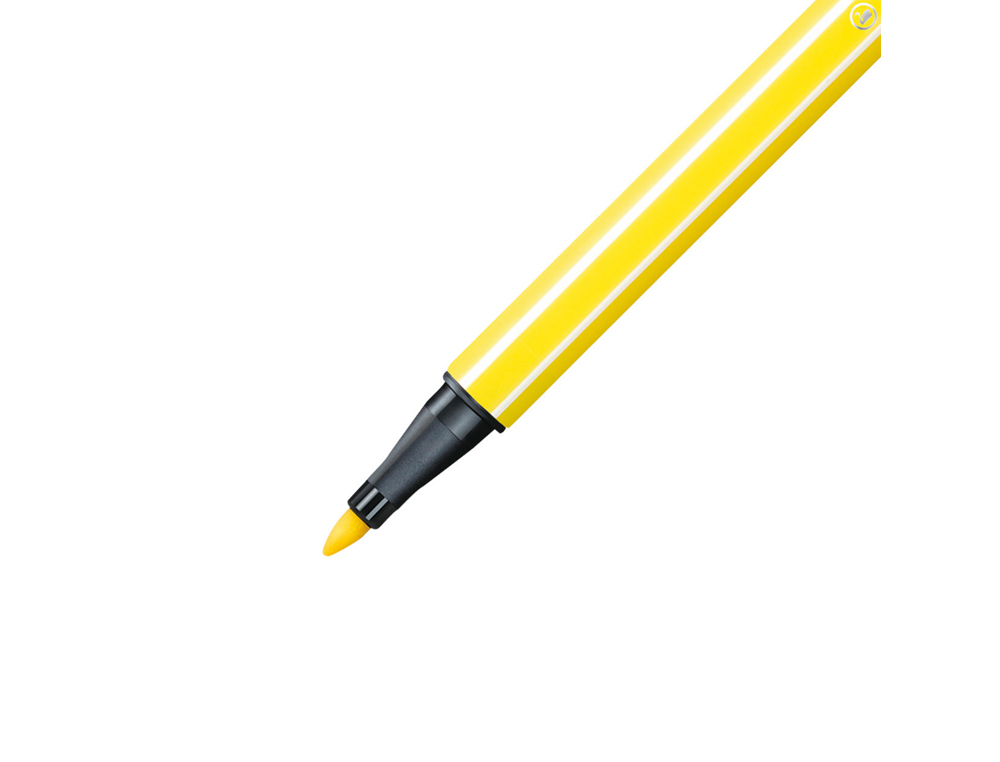 MARCADOR STABILO AGUARELAVEL PEN 68 AMARELO LIMAO 1 MM