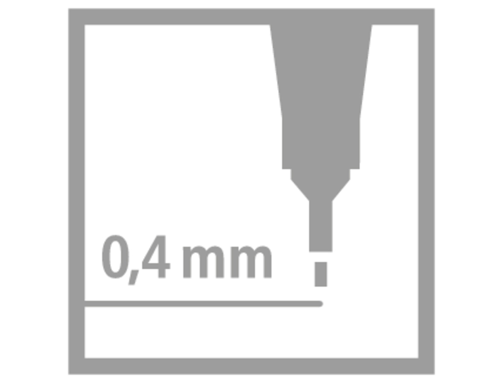 MARCADOR STABILO PONTA DE FIBRA POINT 88 CINZA PAYNES 0,4 MM