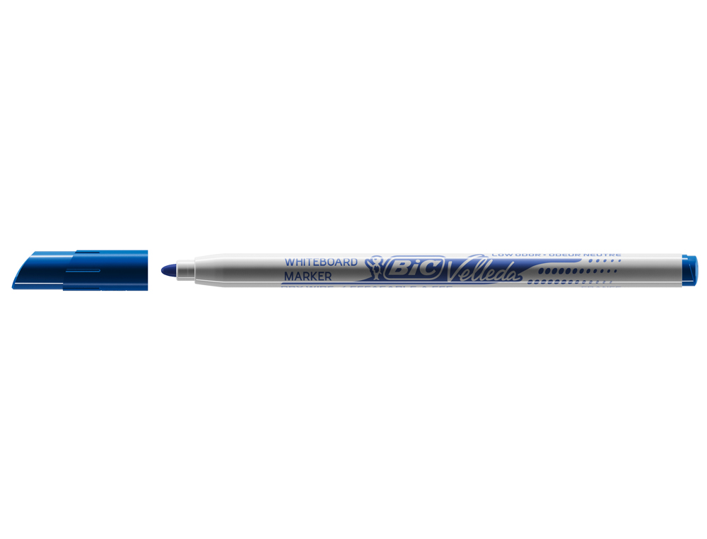 MARCADOR BIC VELLEDA FINO PARA QUADRO PONTA REDONDA 1,5 MM AZUL