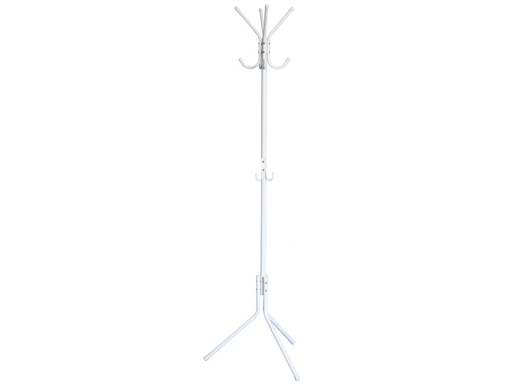 CABIDE METALICO Q-CONNECT BRANCO 8 SUPORTES 173X51 CM