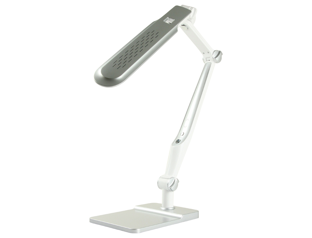CANDEEIRO DE ESCRITORIO Q- CONNECT KF-18755 ABS 32 LEDS 10 W INTERRUPTOR SENSOR 3 NIVEIS COR PRETO