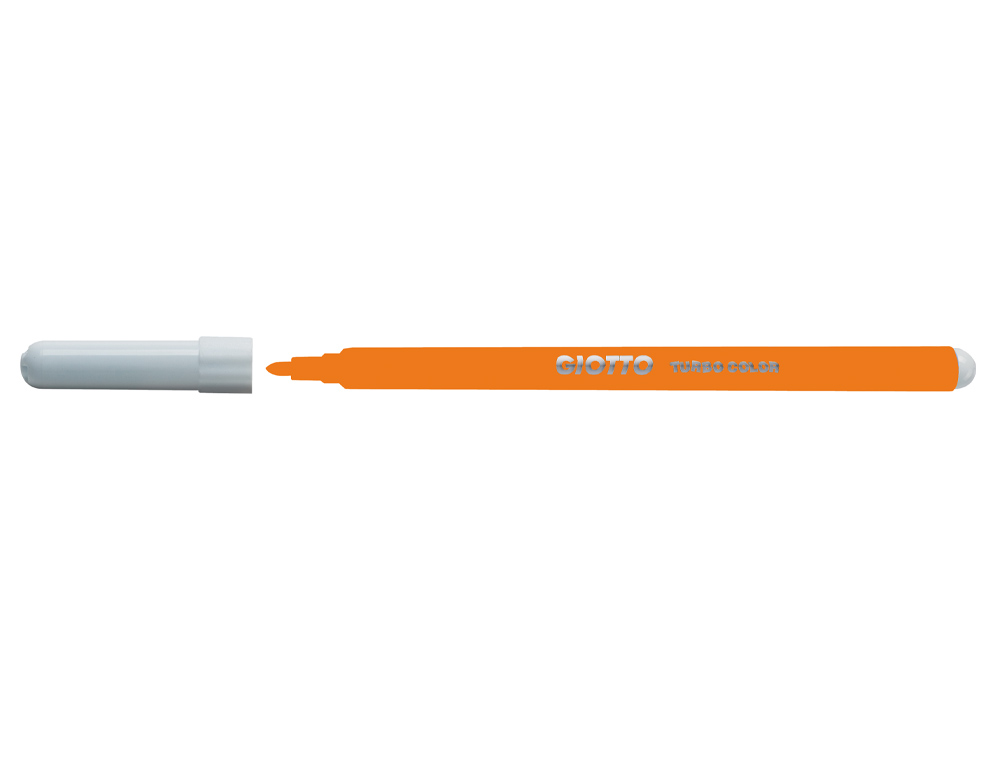 MARCADOR GIOTTO TURBO COLOR LAVAVEL COM PONTA BLOQUEADA UNICOLOR LARANJA