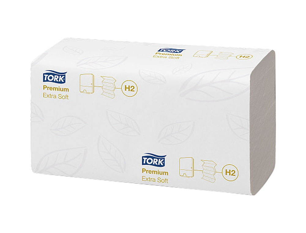 TOALHA SECA MAOS TORK XPRESS EXTRA SUAVE 2 FOLHAS 34X21,2 CM PACK DE 100 UNIDADES