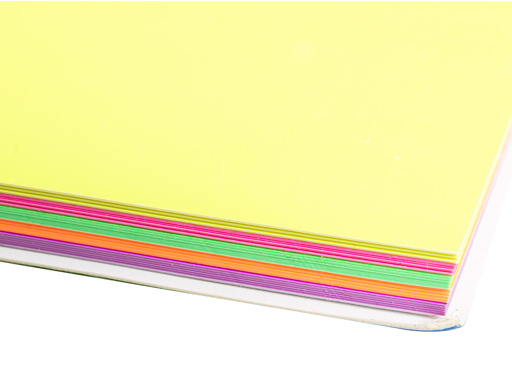 BLOCO DE NOTAS MAGNETICAS Q-CONNECT 70X70 MM 100 FOLHAS 5 CORES FLUORESCENTES