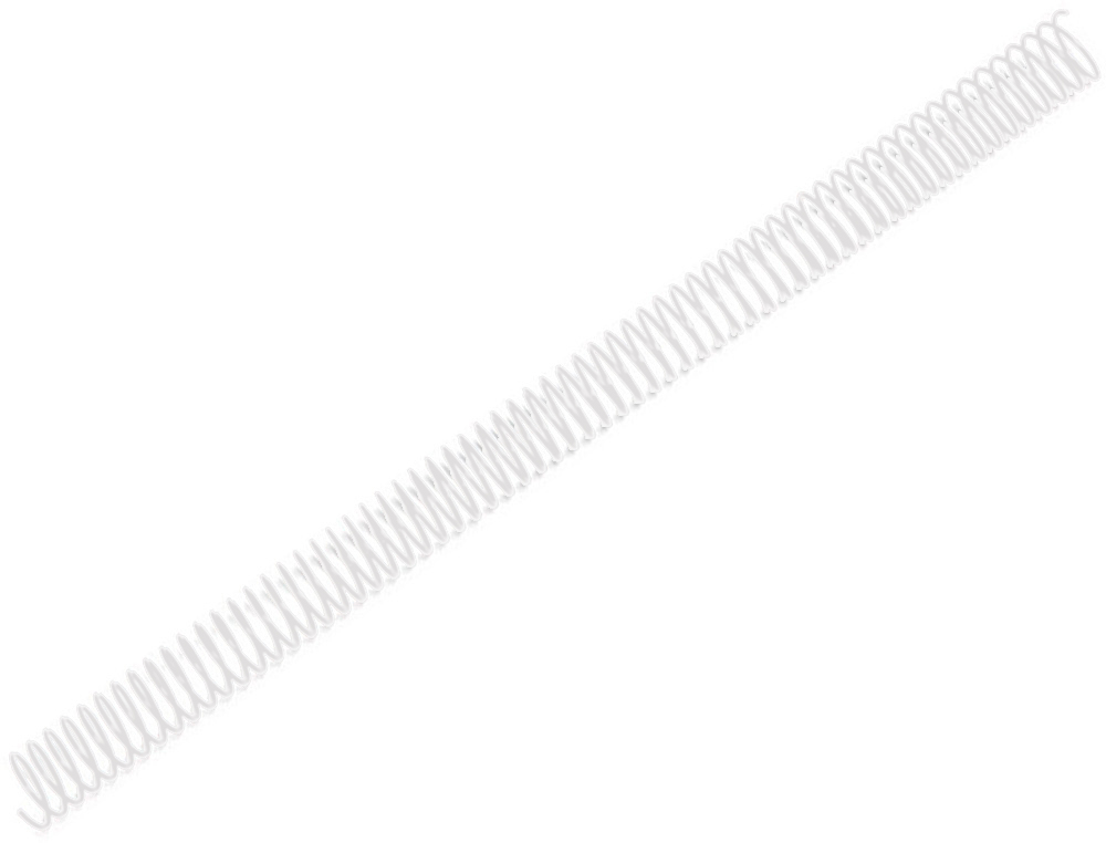 ESPIRAL Q-CONNECT METALICA BRANCO 64 5:1 16MM 1,2MM CAIXA DE 100 UNIDADES