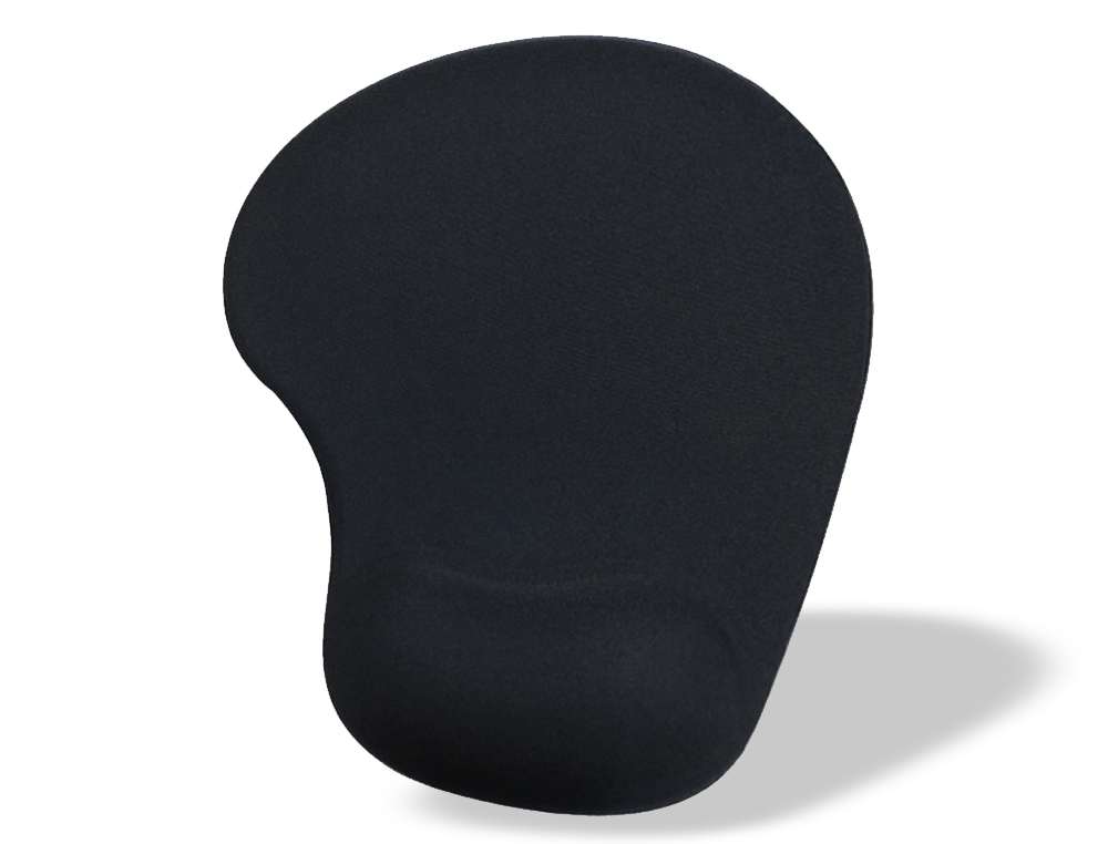 TAPETE PARA RATO Q-CONNECT COM APOIO DE PULSOS DE GEL COR PRETO