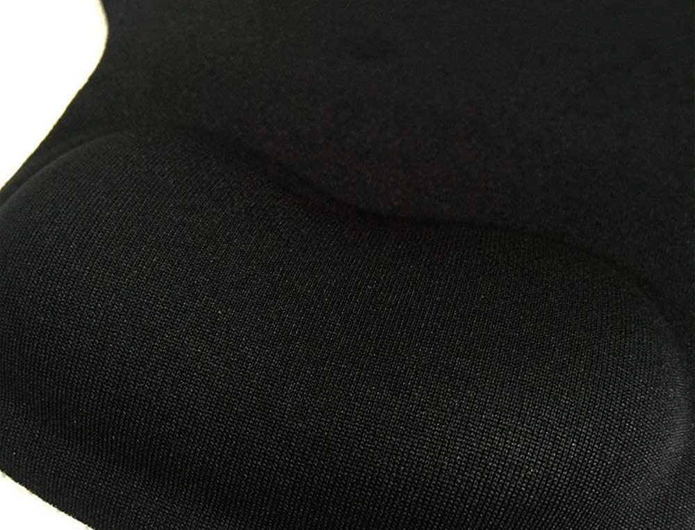 TAPETE PARA RATO Q-CONNECT COM APOIO DE PULSOS DE GEL COR PRETO