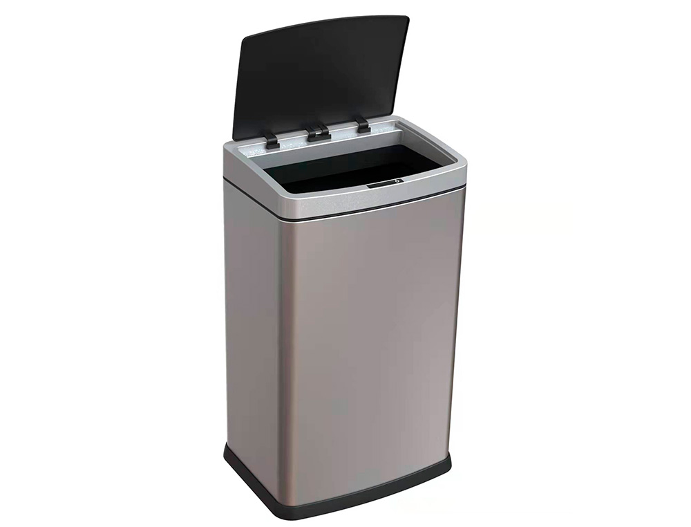 CESTO DE PAPEIS Q-CONNECT METALICO COM SENSOR AUTOMATICO CAPACIDADE 30 LITROS