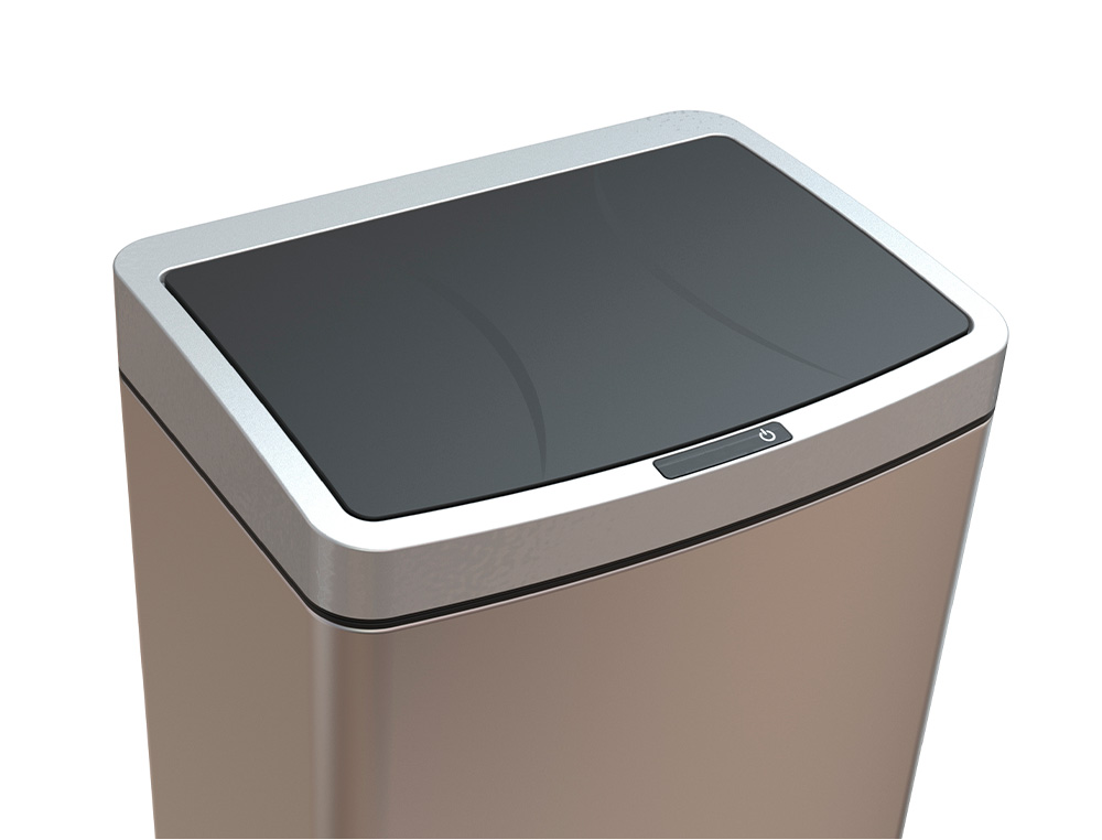 CESTO DE PAPEIS Q-CONNECT METALICO COM SENSOR AUTOMATICO CAPACIDADE 30 LITROS