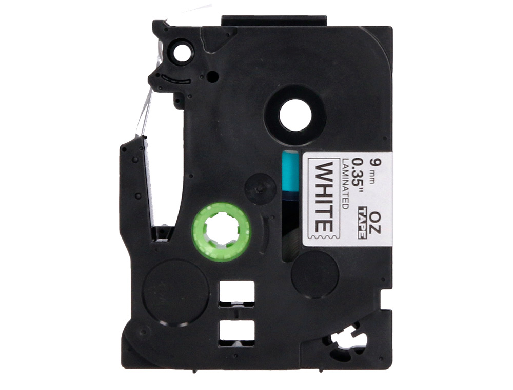 FITA Q-CONNECT TZE-221 BRANCA-PRETA 9MM COMPRIMENTO 8 MT